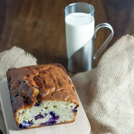 Sugar Free Blueberry Yogurt Cake