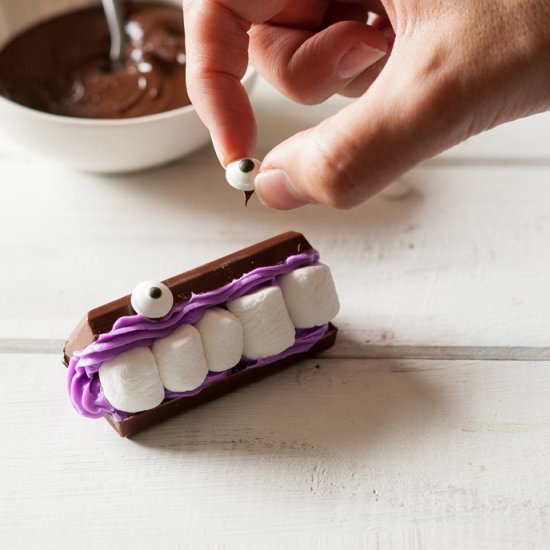 Bite-Size Marshmallow Monsters