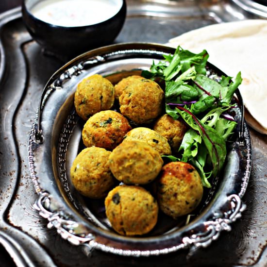 Low Fat Pumpkin Falafel