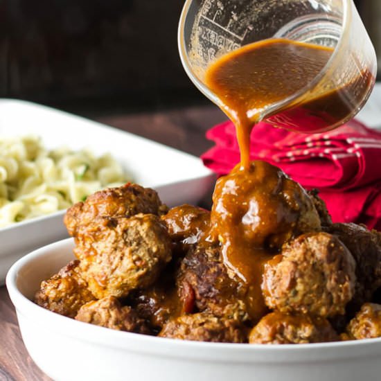 Braised Meatballs