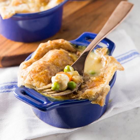 Chicken Curry Pot Pies