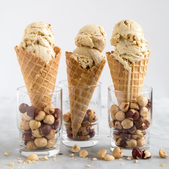 Maple Hazelnut Ice Cream