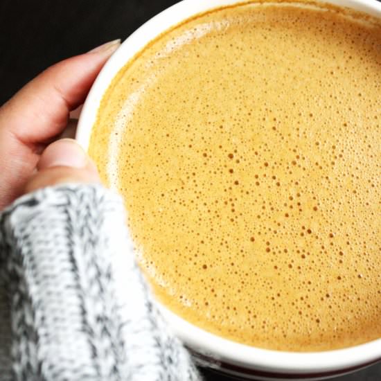 Pumpkin Spice Latte (in a Blender)