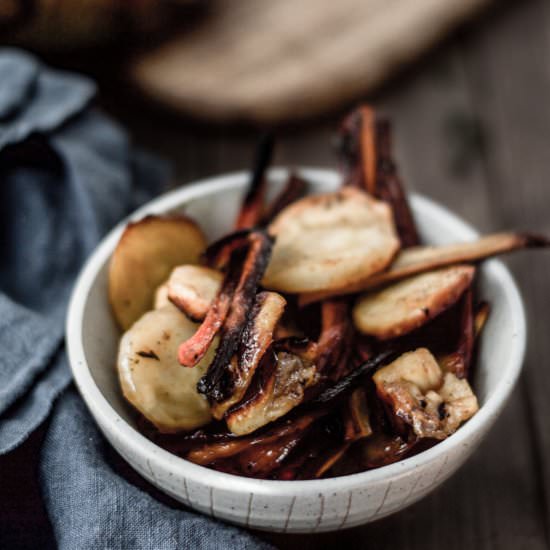 Honey Roasted Root Vegetables