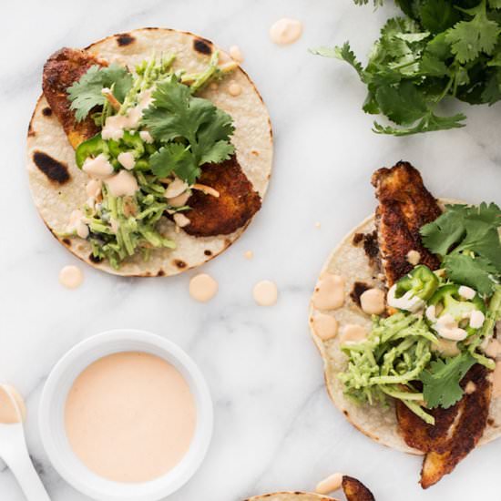Blackened Fish Tacos