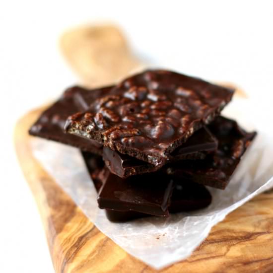 Vegan Chocolate Crunch Bars
