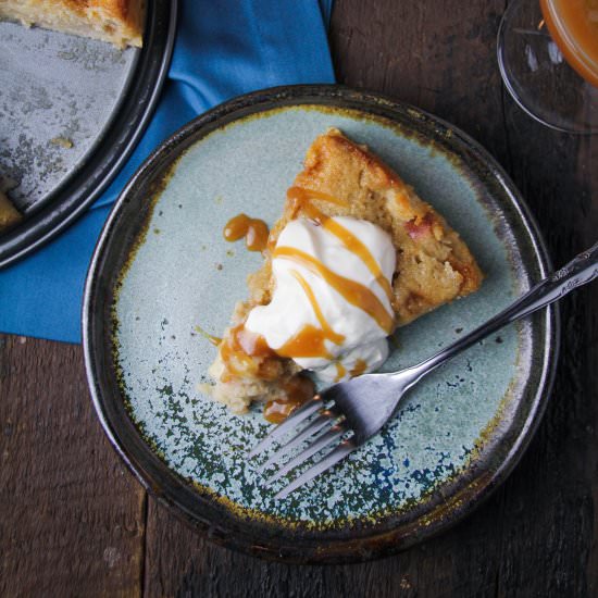 Salted Caramel Apple Cake