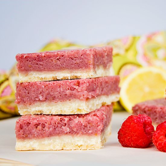 Raspberry Lemonade Squares