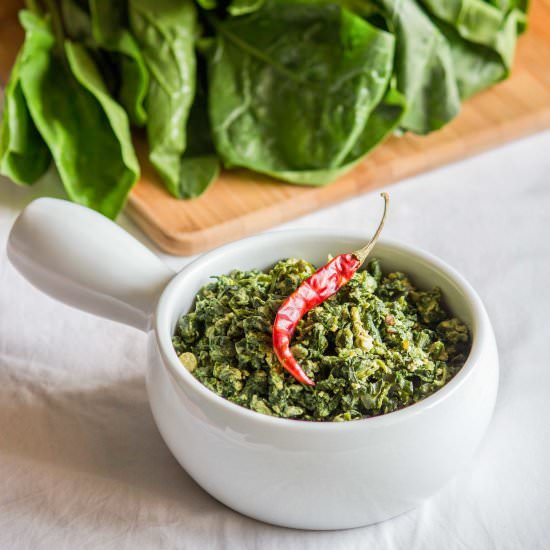 Spinach and Egg Stir Fry