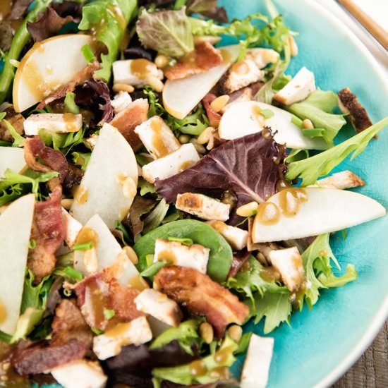 Pear, Bacon, and Chicken Salad