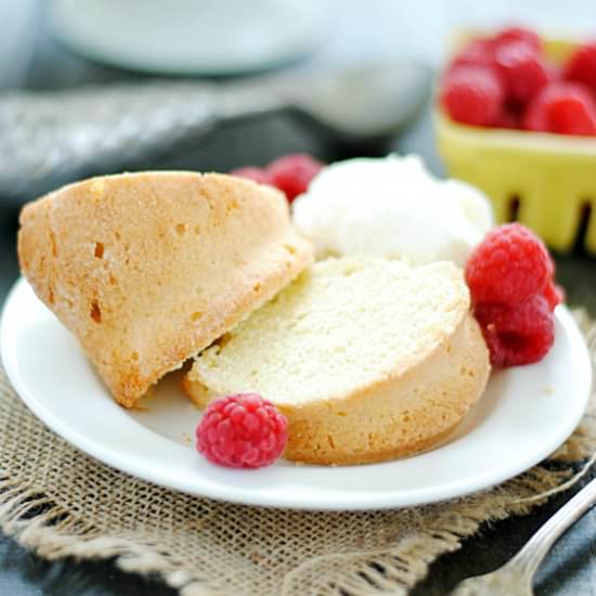 Golden Vanilla Pound Cake