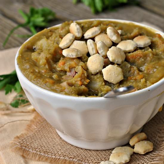 Smoky Ham and Split Pea Soup