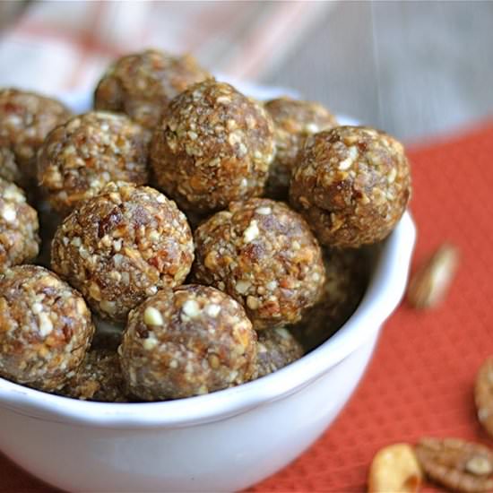 Apple Maple Pecan Energy Bites