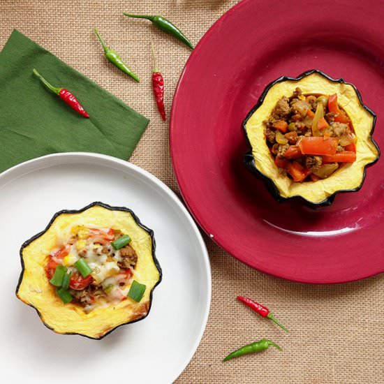 Glorious Stuffed Acorn Squash