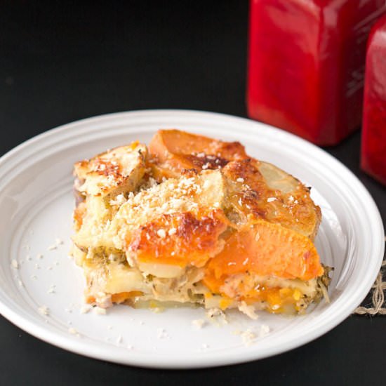 Autumn Gratin with Root Veggies