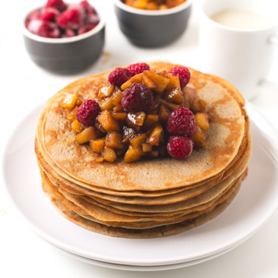 Vegan Gluten-Free Crepes (oil-free)