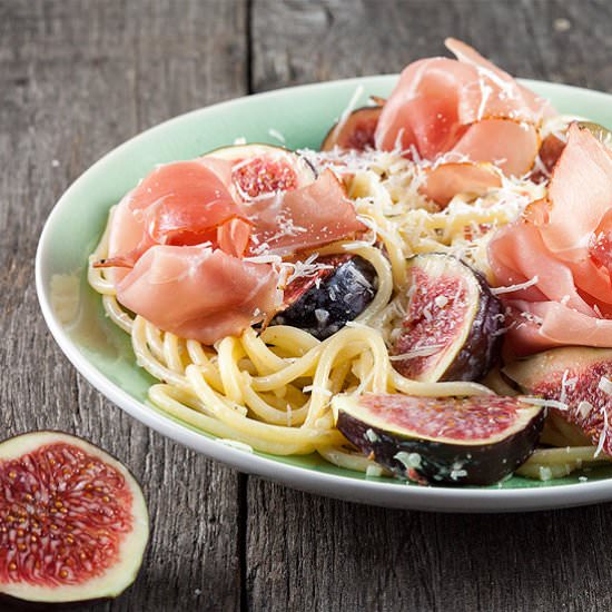 Figs and Ham Pasta