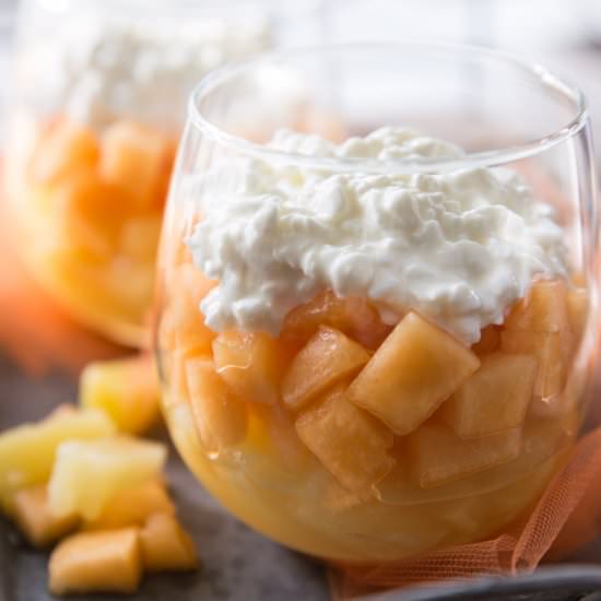 Healthy Candy Corn Parfait