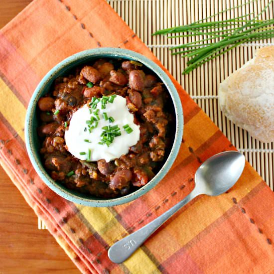 Easy Chili in the Crock Pot