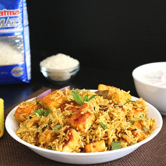 Paneer Biryani
