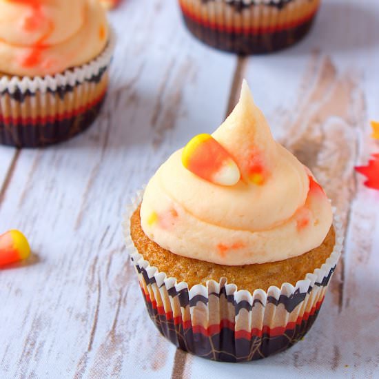 Browned Butter Spice Cupcakes
