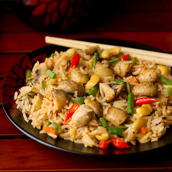 Mushroom Fried Rice