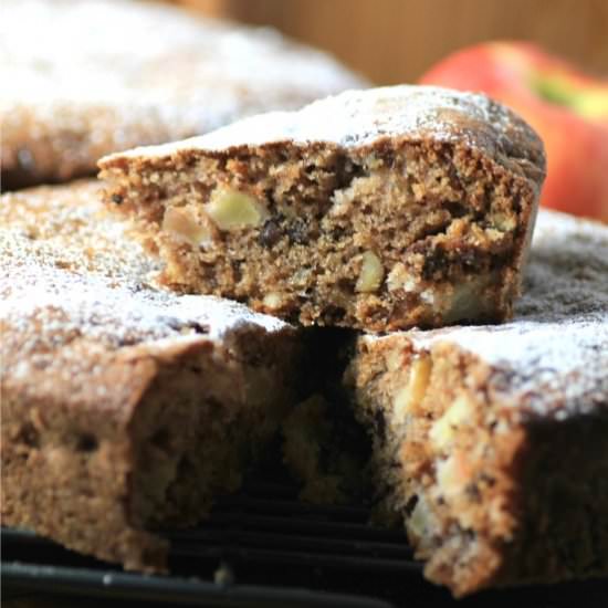 Apple Walnut Spice Cake