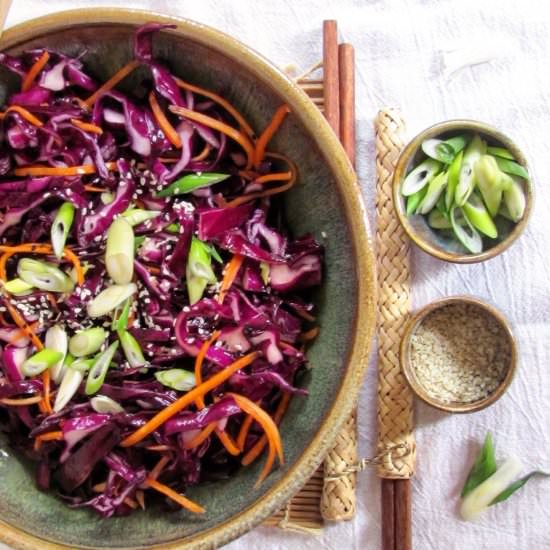 Asian Sesame Cabbage Salad