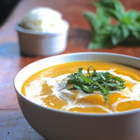 Thai-Curried Butternut Squash Soup
