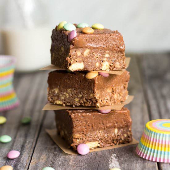 Nutella Confetti Slice
