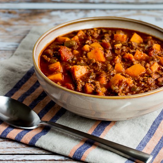 Paleo Turkey Sweet Potato Chili