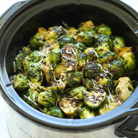 Slow Cooker Brussels Sprouts