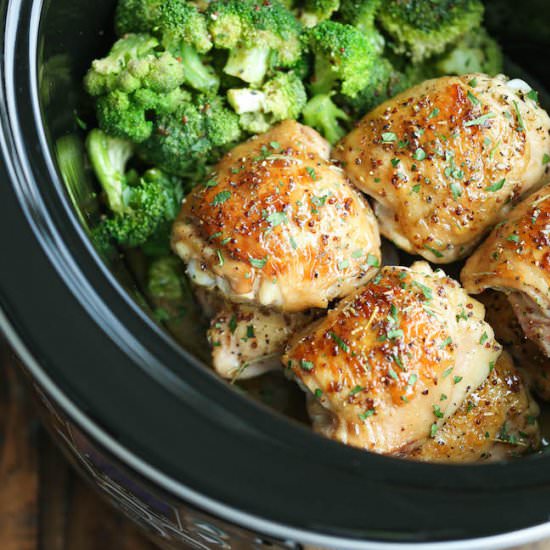 Slow Cooker Maple Dijon Chicken