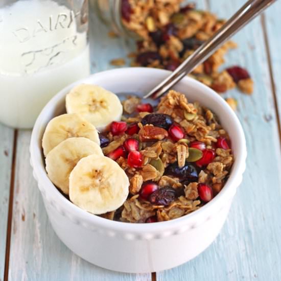 No-Stir Toaster Oven Granola