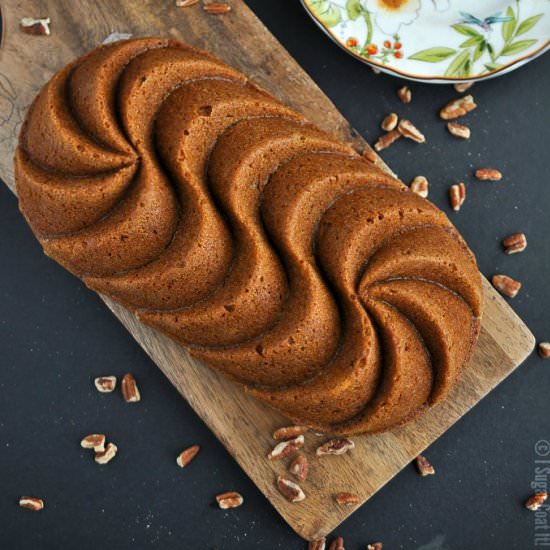 Pumpkin Loaf + Pecan Pumpkin Glaze
