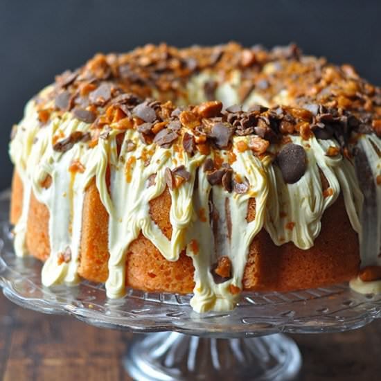 Butterfinger Bundt Cake