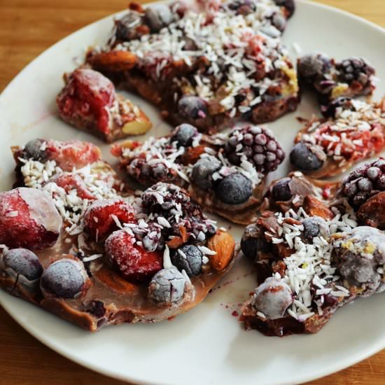 No Bake Berry Fudge