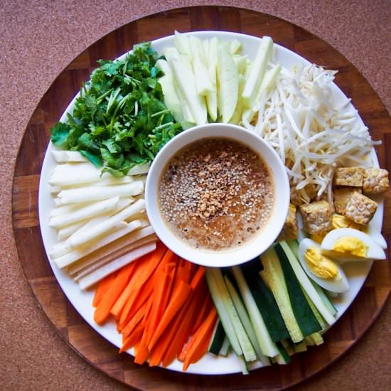Southeast Asian Veggie Platter