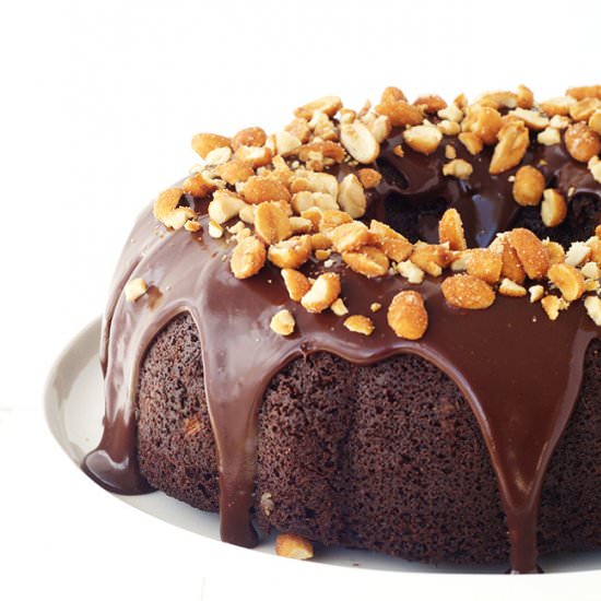 Chocolate Peanut Butter Bundt Cake