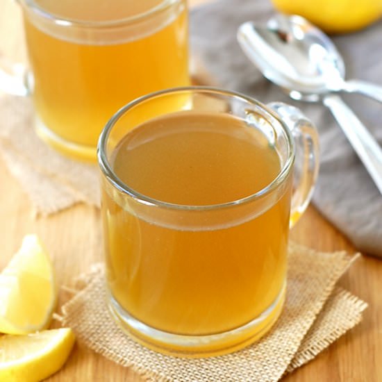 Healing Lemon Ginger Bone Broth
