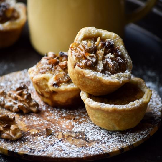 Mini Honey Walnut Pumpkin Pie Tassi