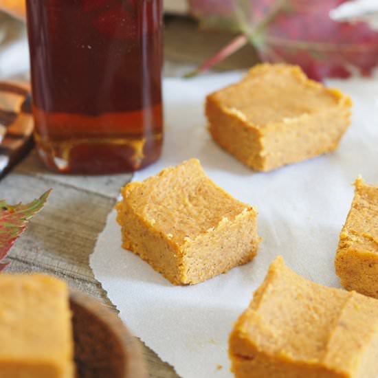 Paleo Pumpkin Pie Fudge