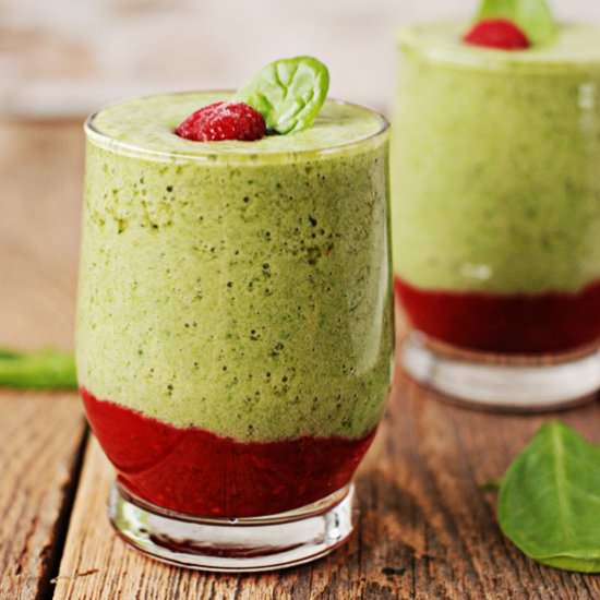 Spinach Raspberry Smoothie