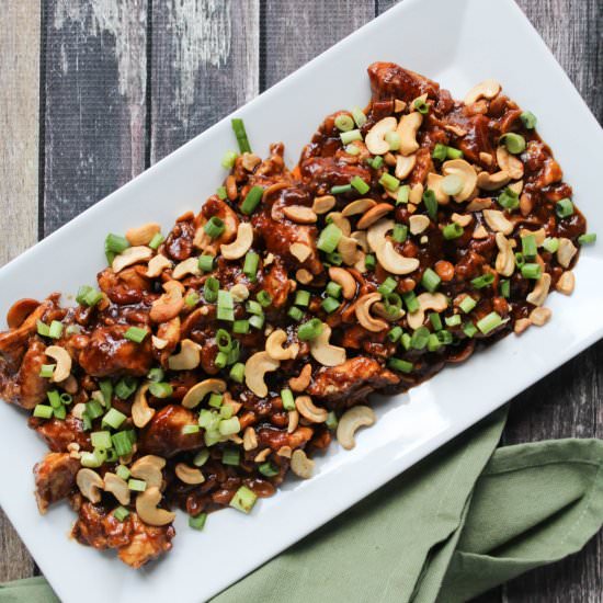 Slow Cooker Cashew Chicken
