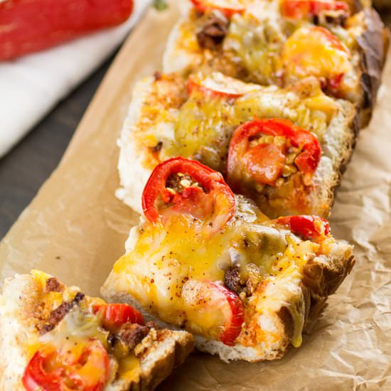 Jalapeno Popper Pizza Bread