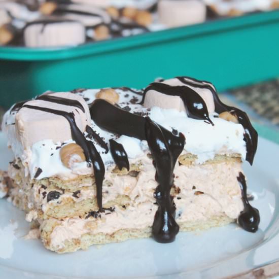 Pumpkin S’mores Dessert Lasagna