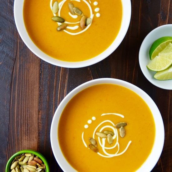 Thai Coconut Pumpkin Soup