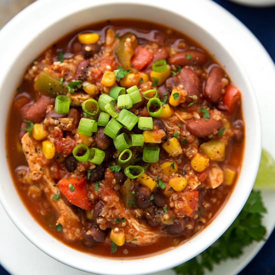 Crockpot Quinoa Chili
