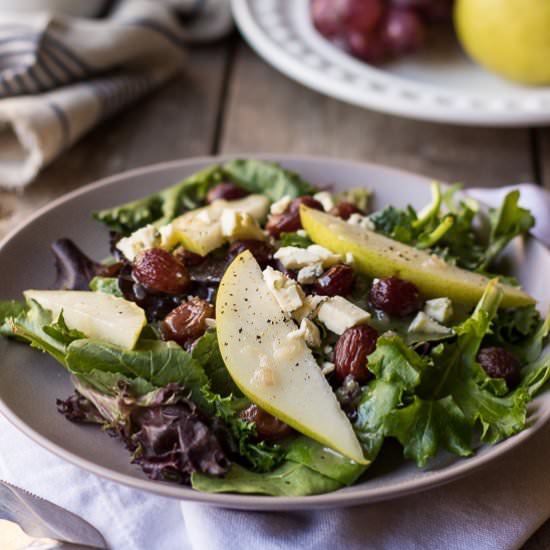 Roasted Grape Salad