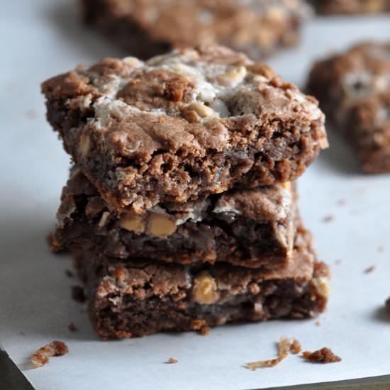 German Chocolate Gooey Bars